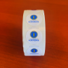 Small Full white 3/4 " Circle with Full Color Logo